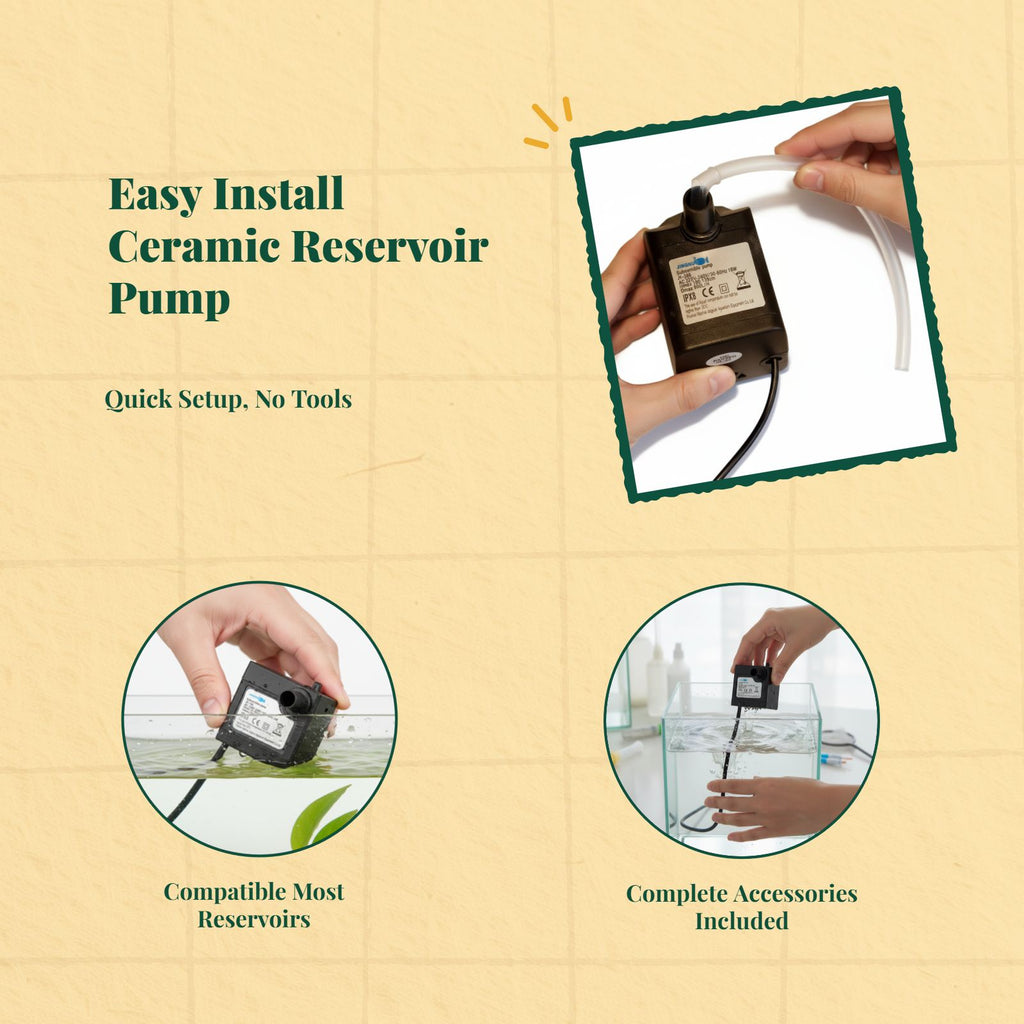 Ceramic filter desktop water circulator