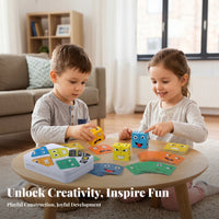 Hands-on Tin Puzzle Game Cognitive Skills Expression Matching Toy