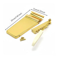 Vibrola Tailpiece Solid Brass Guitar Tone Modulation Bridge Stays in Tune