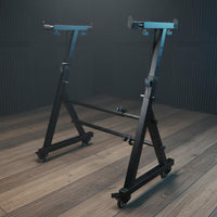 Rolling Keyboard Stand Wheeled Base Z Style Piano Stand Sturdy Metal Frame for Stage