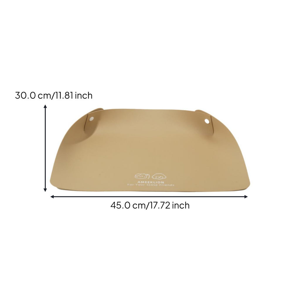 Water-resistant Pet Feeding Mat for felines and Dogs – Non-slip PU Leather Pet Food Tray, Easy to Clean, Oil-resistant Bowl Pad for Floor Protection, Prevents Spills