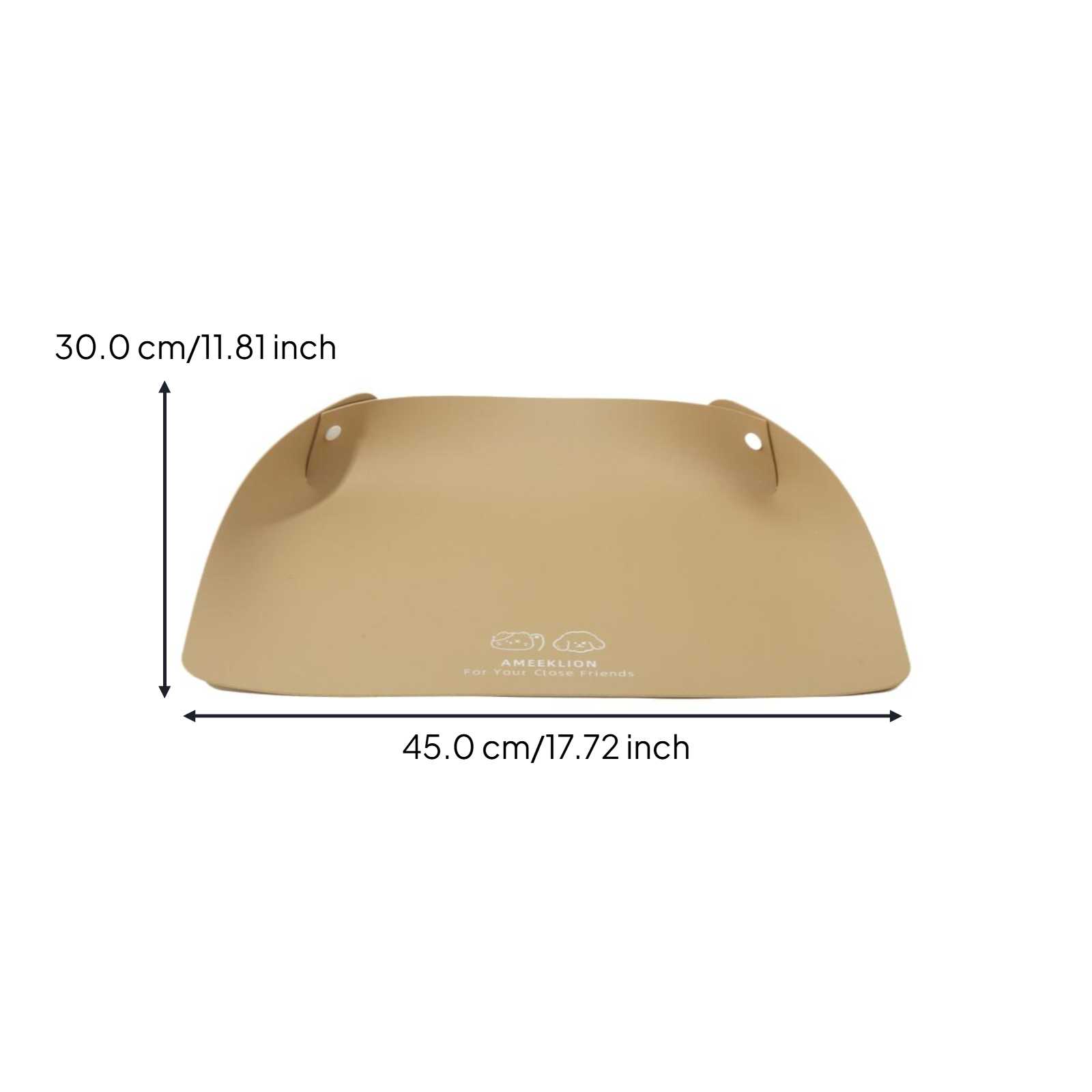 Water-resistant Pet Feeding Mat for felines and Dogs – Non-slip PU Leather Pet Food Tray, Easy to Clean, Oil-resistant Bowl Pad for Floor Protection, Prevents Spills
