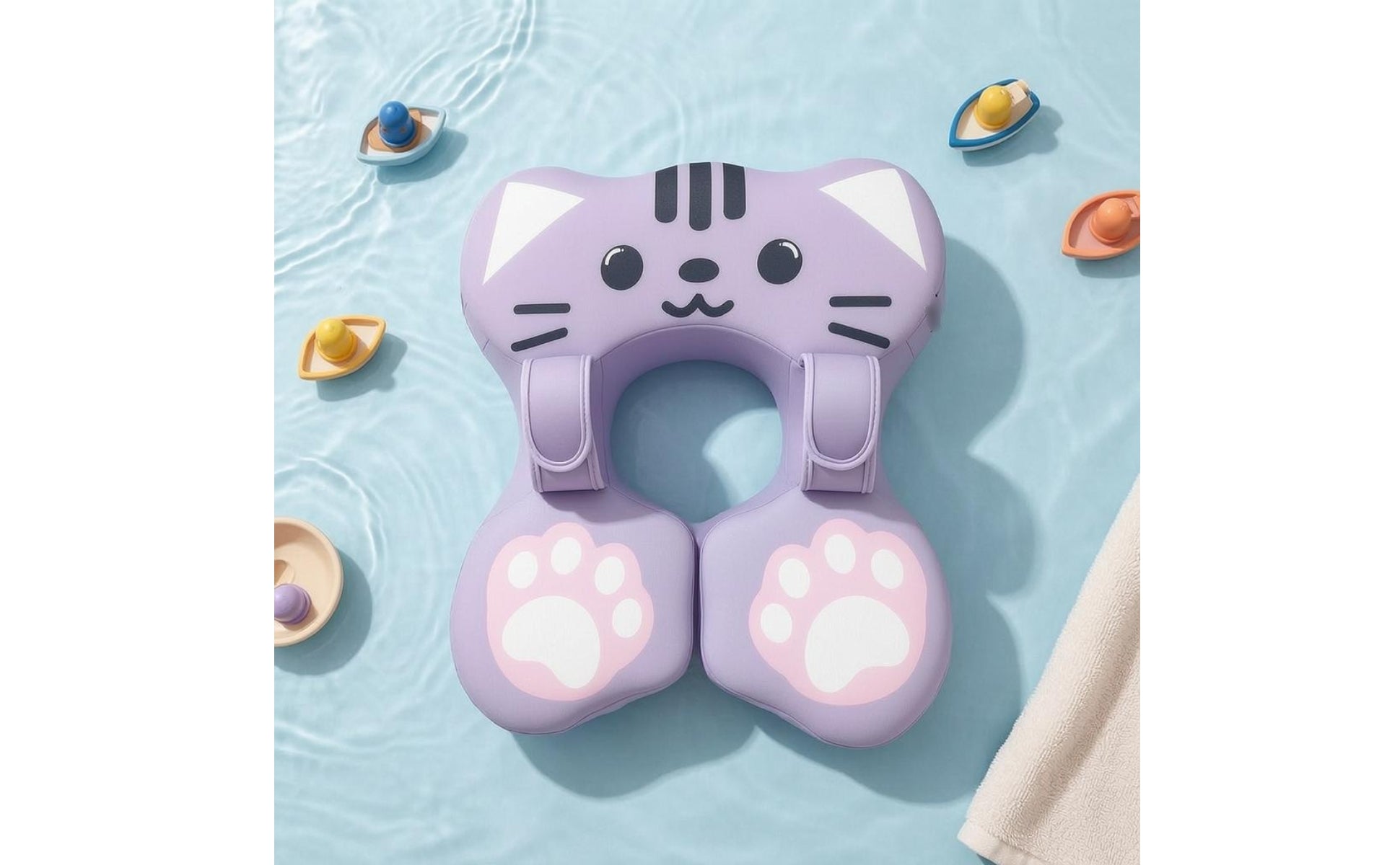 Underarm Swimming Float Non-Inflatable Infant Pool Buoyancy Aid Built-in Inner