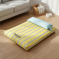 Pet Bed with Pillow Removable Cover Sofa Pet Bed Soft Sleeping Surface for Floor