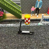 Diorama Prop Resin Scooter Model with Textured Footboard Collectible
