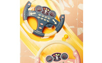 Steering Wheel Toy Button Controls Simulated Driving Controller