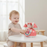 Princess Toy Phone Educational Musical Toy Telephone Retro Design for Children