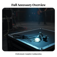 Piezo Pickup No Battery Required Piezo Touch Pickup Easy Installation Guitar Transducer System for Studio Music Production, Live Performance