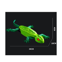 RC Gecko Light up Eyes Wall Climbing Gecko Low Noise for Children