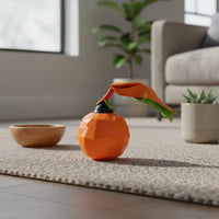 Fruit-Shaped Gnaw Toy Interactive Play Squeaky Dog Toy Compact