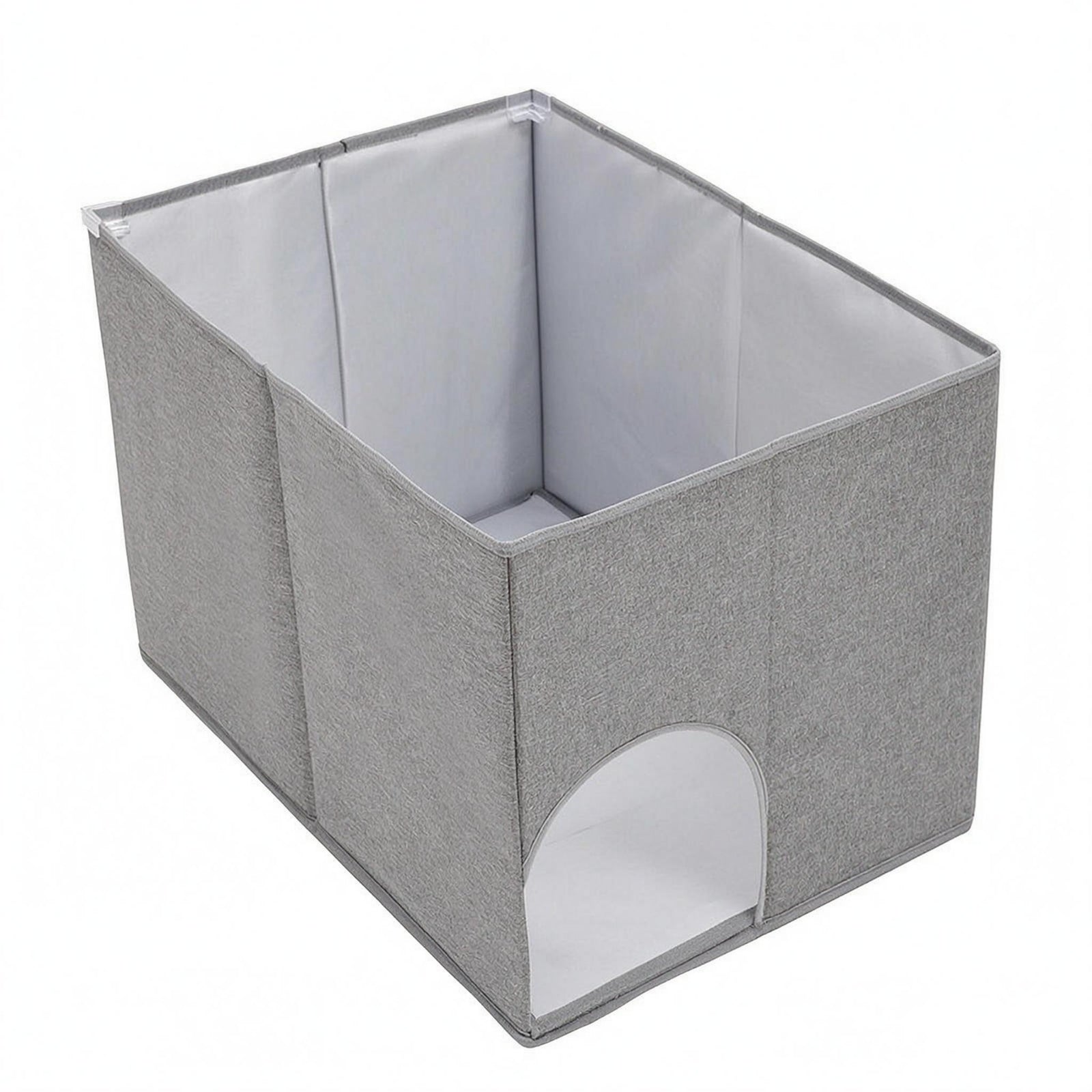 Portable Feline Litter Box Enclosure Arched Entrance Feline Litter Box Enclosure