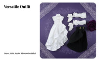 1/12 Scale Doll Dress Finely Sewn 1/12 Scale Doll Outfit Historical Period Design Miniature Apparel for Display