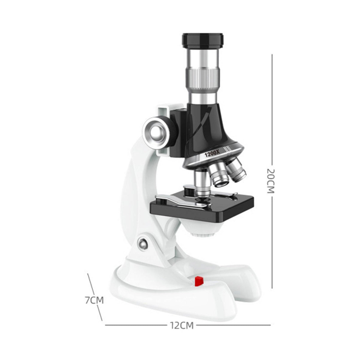 1200x Children's Microscope Crystal Clear Optics Kids Microscope Kit