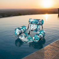 Inflatable Pool Lounger Lightweight Water Swing Chair Compact for Grown-Ups