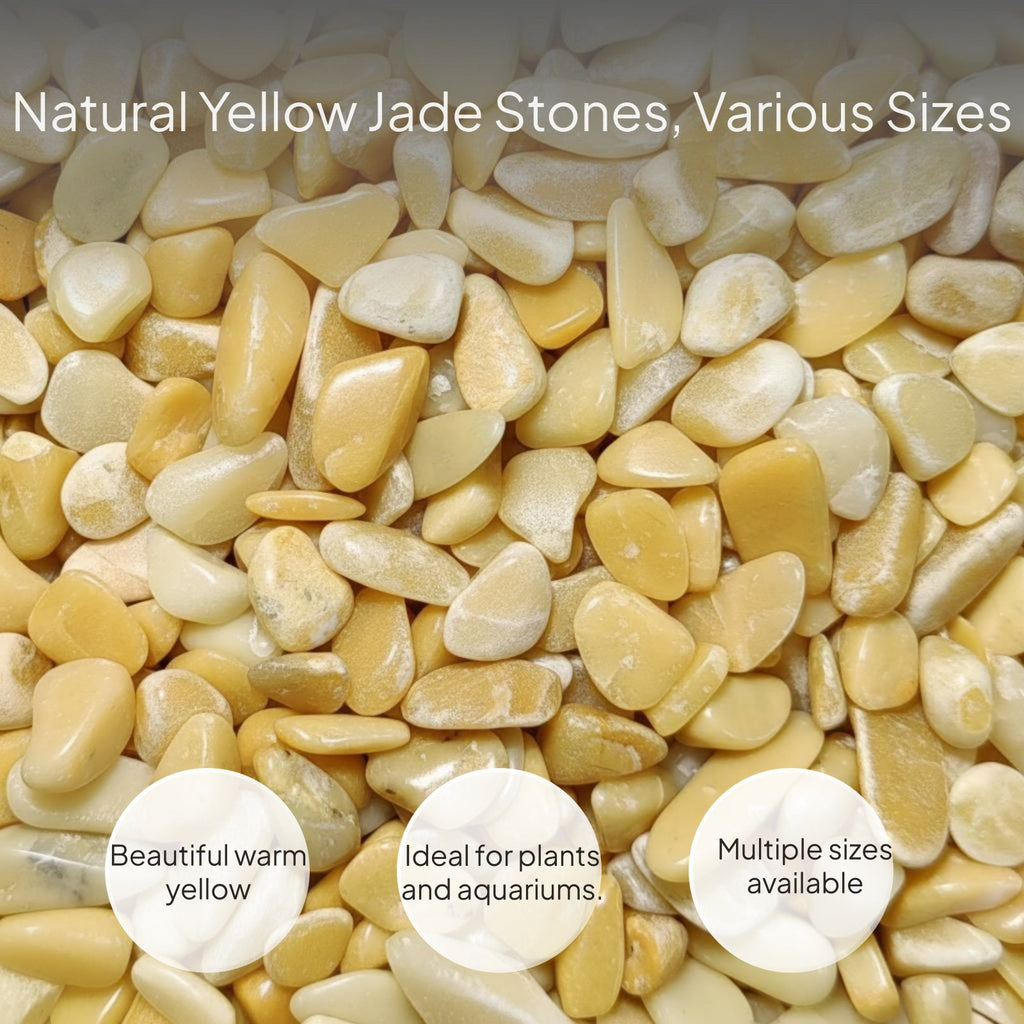 Golden Greenstone Gravel for Aquariums, Pots, Landscaping