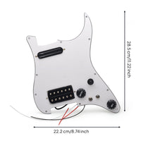 Standard Design Loaded Pickguard Alnico 5 Magnetic Elements Electric Guitar