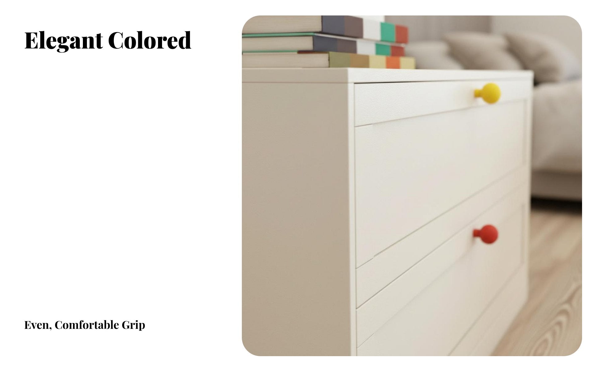 Upright Drawer Unit Formaldehyde-without 5-Drawer Upright Cabinet Large Capacity Minimalist Design for Homeowners, Office