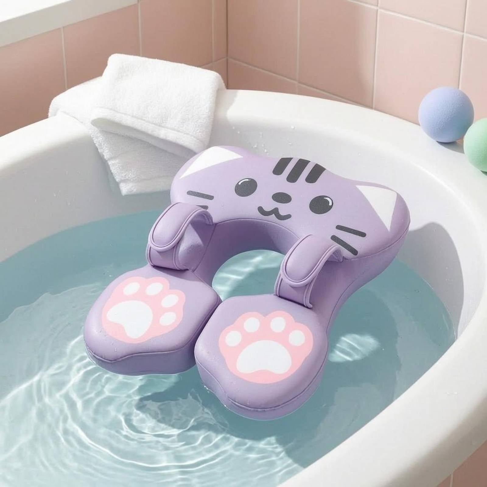 Underarm Baby Buoy Soft 3D Material Baby Swim Buoy Band Violet for Toddlers