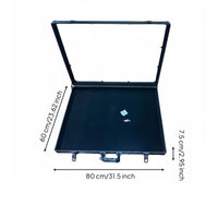 Card Box Impact Resistant Graded Card Storage Box Large Capacity for Display, Travel