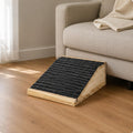 Wooden Pet Ramp Portable Dog Ramp Stairs Wide Platform for Bed, Small Dogs, Cats