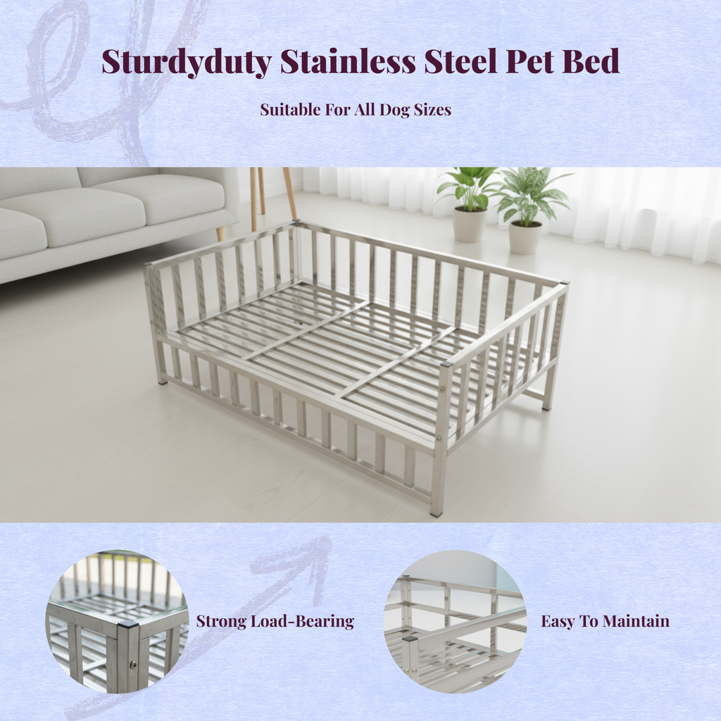 Stainless steel dog bed mesh