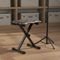 Cross-Frame Piano Stool Non-Slip Cross-Frame Piano Bench Upholstered