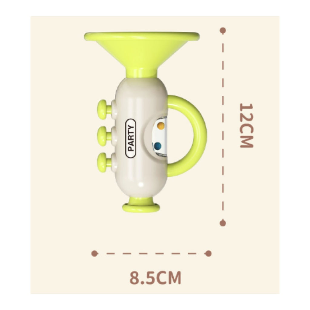 Toy Trumpet Easy to Blow Baby Wind Instrument Toy Portable for Playtime, Infants