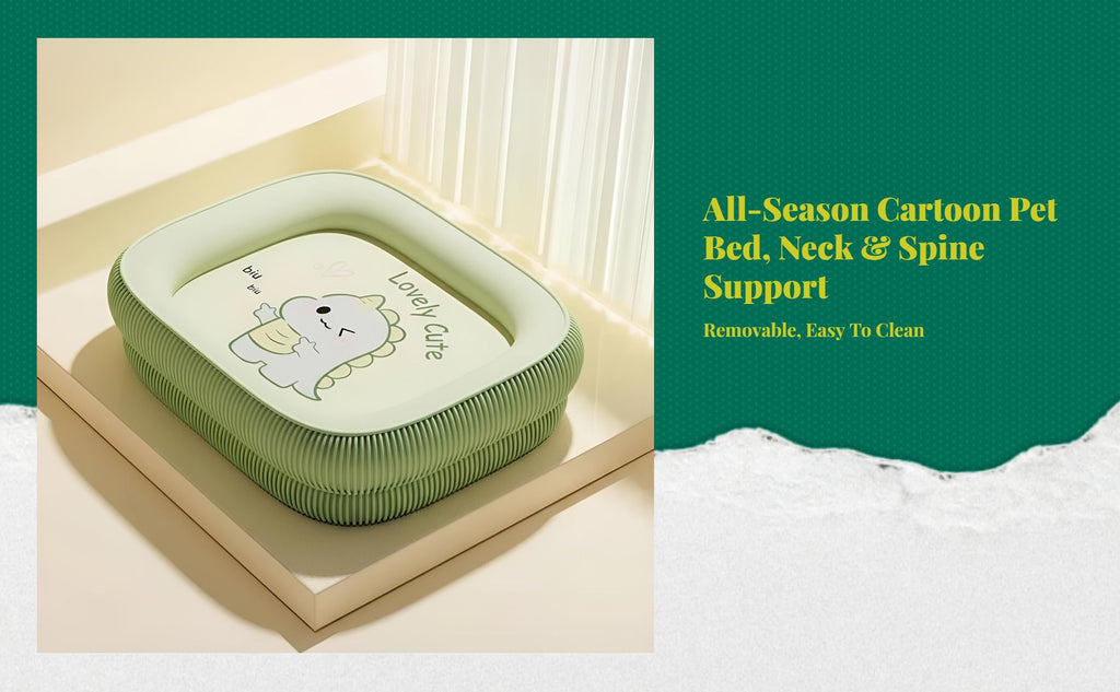 Dog Bed, cleanable Removable Cover, sturdy Abrasion-Resistant comfortable Pet Den for Small Breeds, Suitable for All Seasons