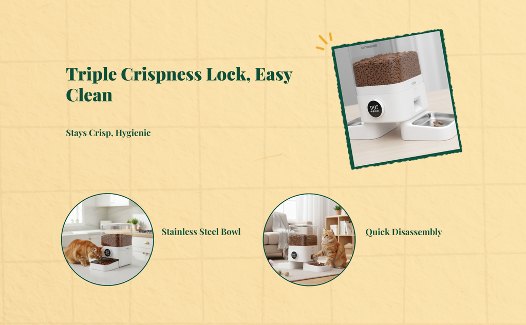 App-controlled automatic feeder