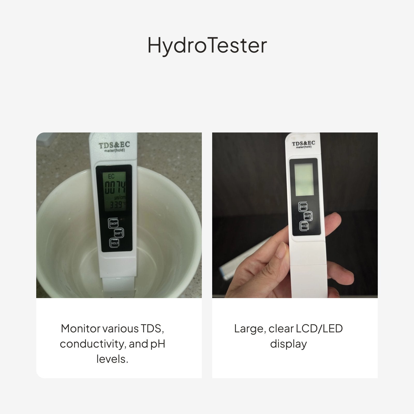 TDS Water Quality Tester Pen High Precision Multi-Function