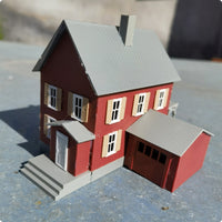 1/87 Scale House Kit European Design HO Scale Building Model Highly Detailed