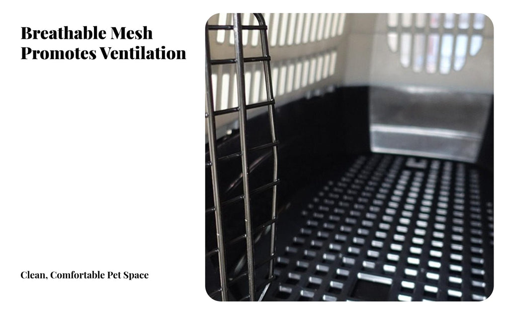 Pet Carrier Mesh Tray Elevated Crate Floor Crate Floor Mat Paws Pet Cage Mesh Tray for Cat Owners, Airline Travel