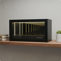 Model Scene Deep Tunnel Look Abyss Mirror Frame for Collectors