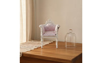 Dollhouse Living Room Chair Handmade Miniature Classic Loveseat Carved Details