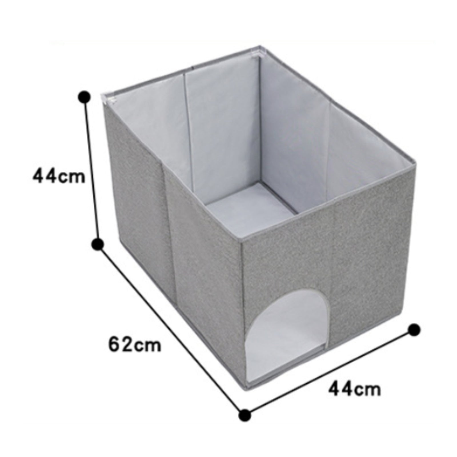 Portable Feline Litter Box Enclosure Arched Entrance Feline Litter Box Enclosure