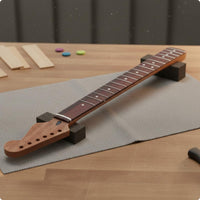 ST6X Electric Guitar Neck Long-Lasting Build Hardwood Guitar Neck Polished