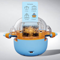 Smart Painting Robot Early Education Robotic Drawing Tutor Easy to Learn Card Scanning Drawing Robot for Preschoolers, Beginners