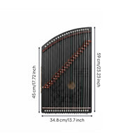 Guzheng Finger Easy to Learn Portable Guzheng Practice Instrument Full Accessories Zither for Beginners, Travel