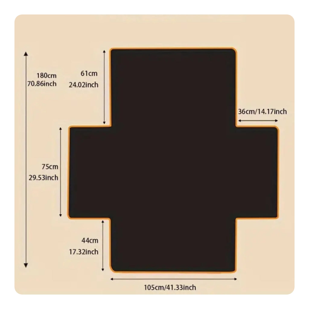 Travel Pet Mat Black SUV Cargo Liner Textile
