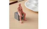 2 Pieces 1/64 Scale Human Figures Hand-Painted 1/64 Scale Photographer Figurines