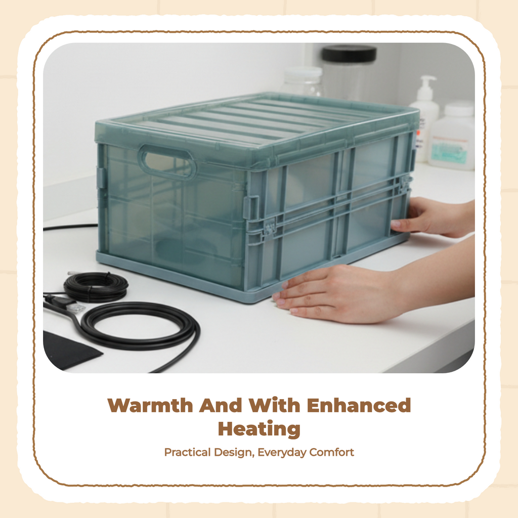 Portable Puppy Incubator, Double Heating