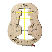OM Guitar Mold Adjustable Acoustic Guitar Body Mold Internal Spreaders