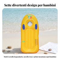 Inflatable Surfboard Double Air Chamber Wave-Riding Buoyant Board Transparent