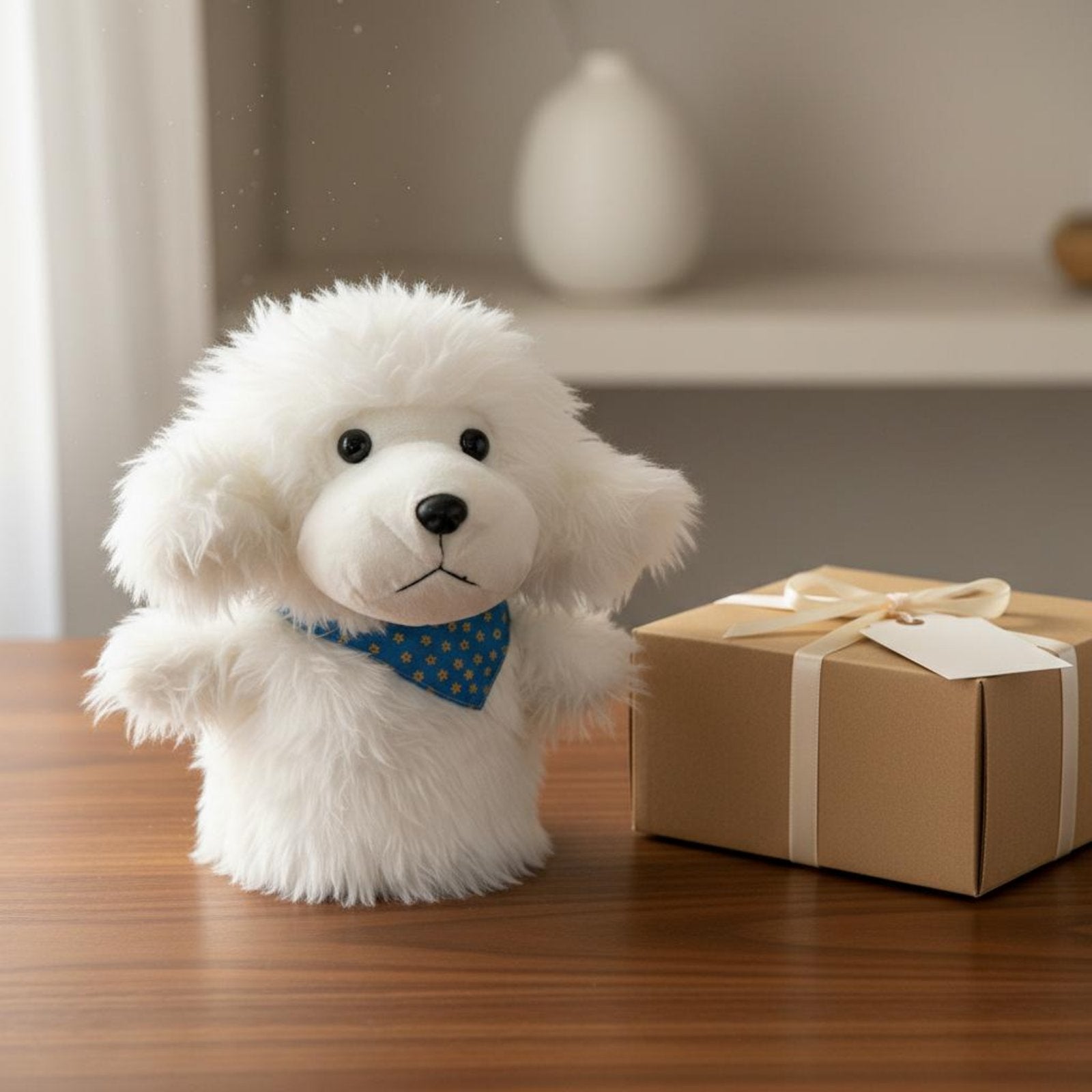 Teddy Dog Golf Headcover Cartoon Design Fuzzy Dog Headcover Good Gift Idea