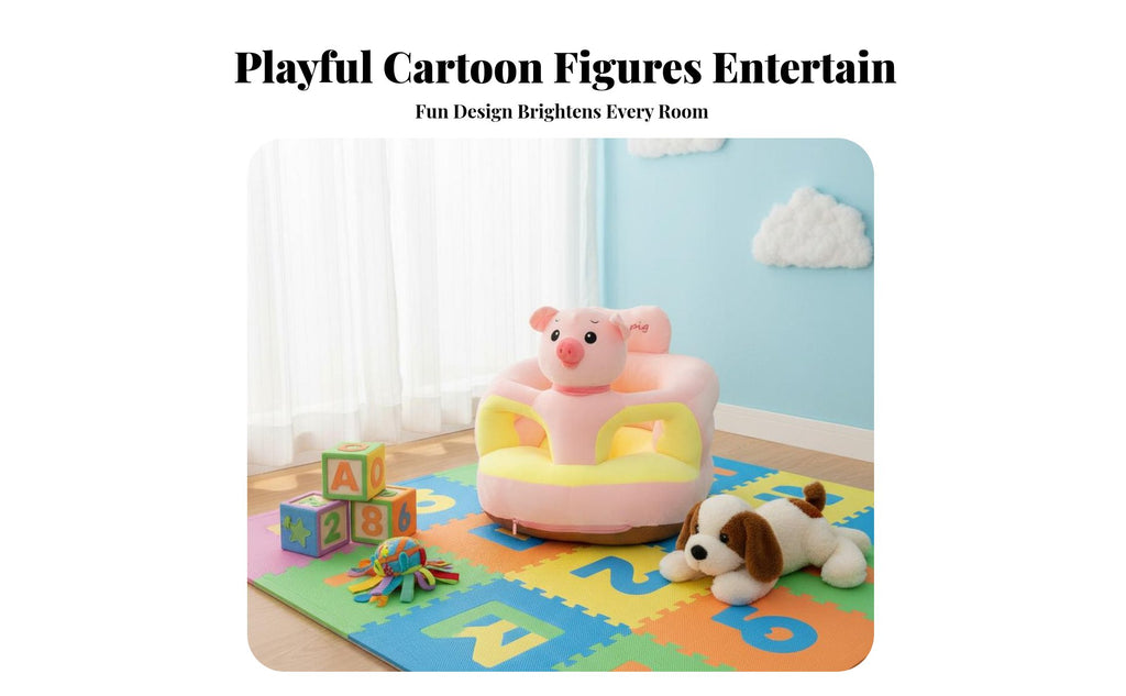 Plush Learn-to-Sit Sofa Sitting Trainer infant item Prevents Tipping over for Home