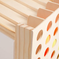 Wooden Rebound Ball Game Interactive Bouncing Ball Game Skill-Based for Children