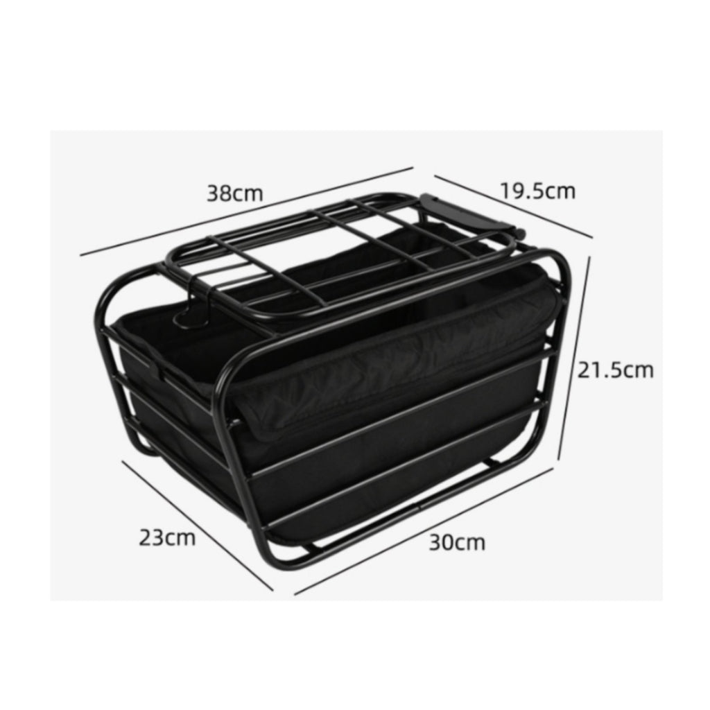 Multi-Functional Cycle Pet Carrier Basket Large Capacity Dog Bike Carrier Easy Installation for Travel