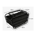 Multi-Functional Cycle Pet Carrier Basket Large Capacity Dog Bike Carrier Easy Installation for Travel