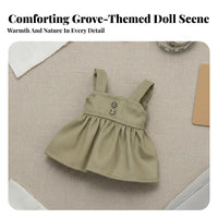 BJD Doll Outfit Aesthetic BJD Doll Apparel Cute Design Miniature Pleated Dress