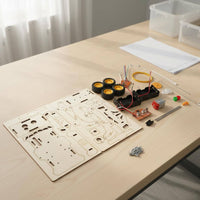 DIY Wireless Control Car Kit Develops Problem-Solving Skills Wireless Control Vehicle Kit Educational Toy High-Quality Materials